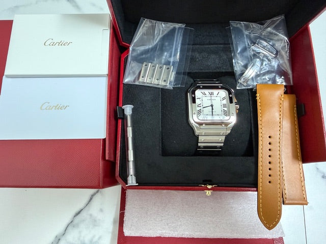 カルティエ 中古美品 サントス ドゥ カルティエ LM