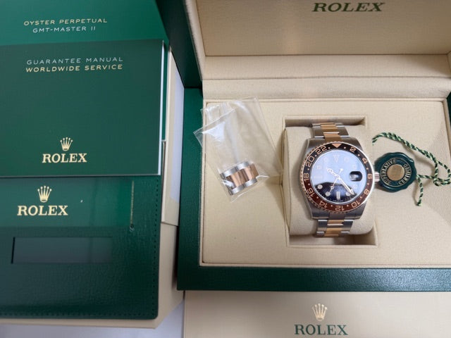 ロレックス 中古 GMTマスター2 126711CHNR カフェオレ