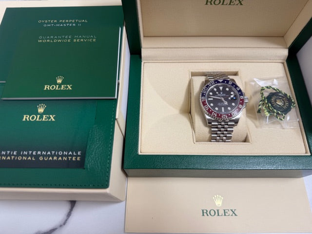 ロレックス 中古美品 GMTマスター2 126710BLRO ペプシ