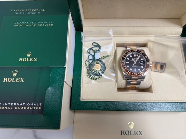 ロレックス 中古 GMTマスター2 126711CHNR カフェオレ