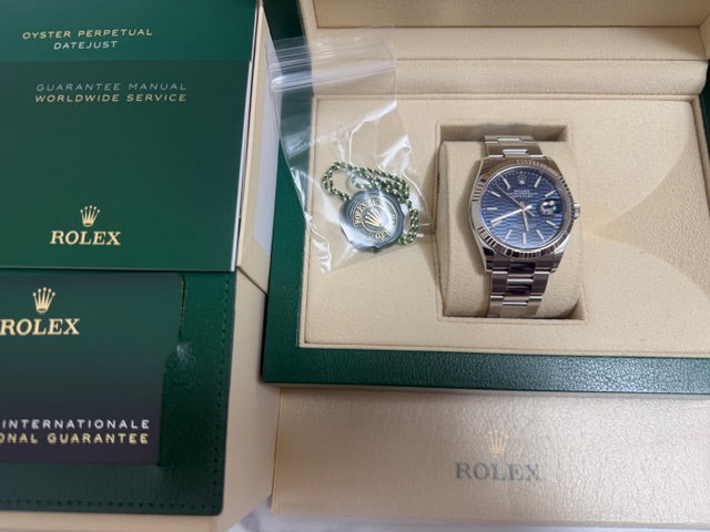 ロレックス 中古 デイトジャスト36 126234 フルーテッドモチーフ