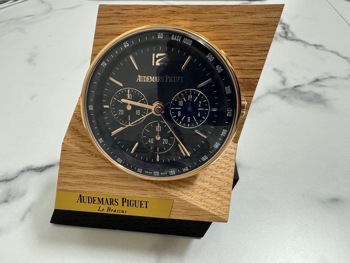 オーデマピゲ 美品 テーブルクロック 置き時計 CODE クロノグラフ