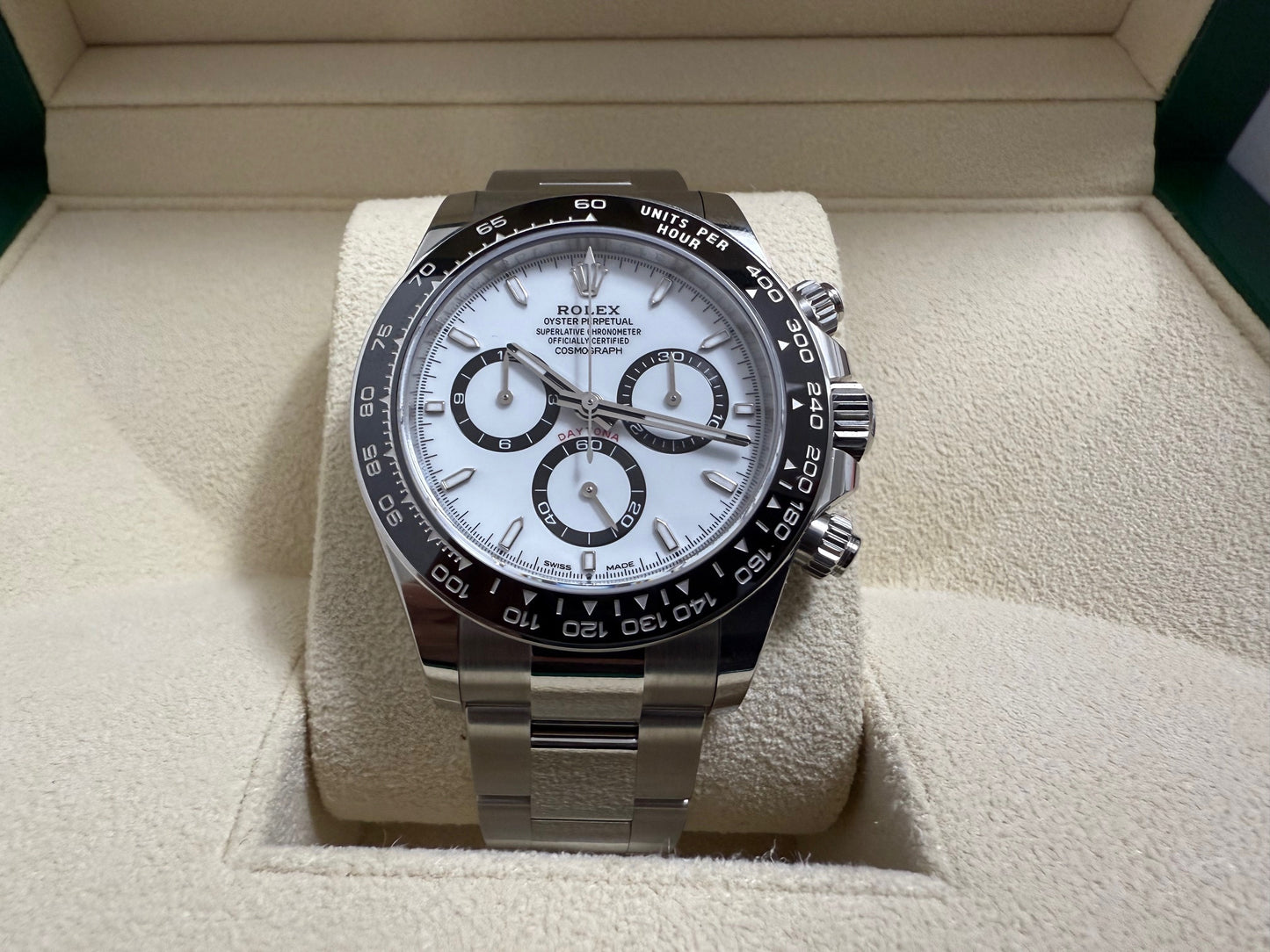 ロレックス 新品 コスモグラフデイトナ 126500LN 白文字盤