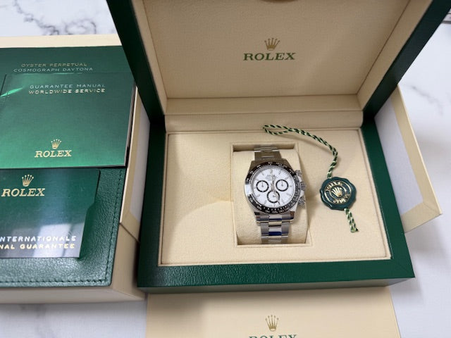 ロレックス 新品 コスモグラフデイトナ 白文字盤 126500LN