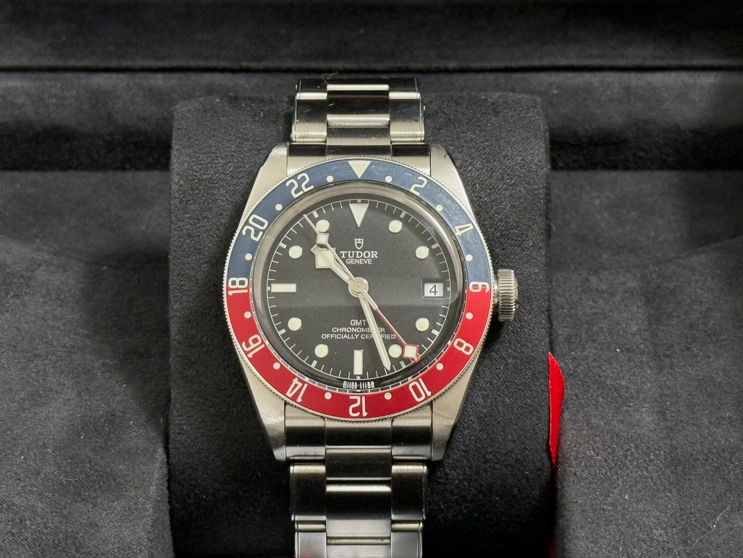 チューダー 中古 ブラックベイGMT M79830RB-0001 黒文字盤