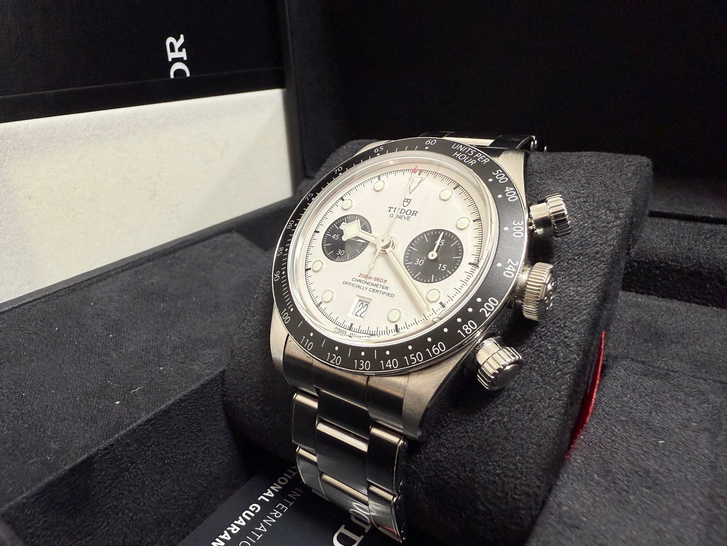 チューダー 中古 79360N ブラックベイ クロノグラフ 白文字盤