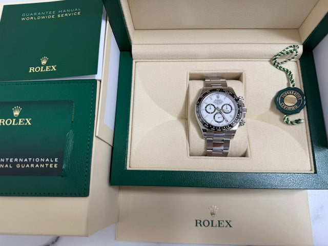 ロレックス 新品 コスモグラフデイトナ 126500LN 白文字盤