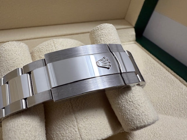 ロレックス 美品中古 デイトジャスト41 126334 スレートローマン文字盤