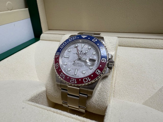 ロレックス 美品中古 GMTマスター2 126519BLRO メテオ文字盤