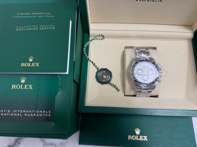 ロレックス　新品　コスモグラフデイトナ　１２６５００ＬＮ　白文字盤