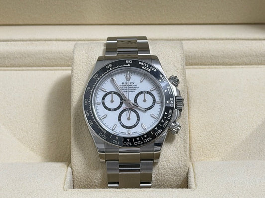 ロレックス　美品中古　コスモグラフデイトナ　１２６５００ＬＮ　白文字盤