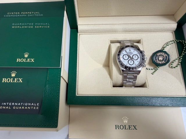 ロレックス　美品中古　コスモグラフデイトナ　１２６５００ＬＮ　白文字盤