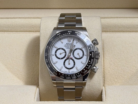 ロレックス　中古　コスモグラフデイトナ　１２６５００ＬＮ　白文字盤