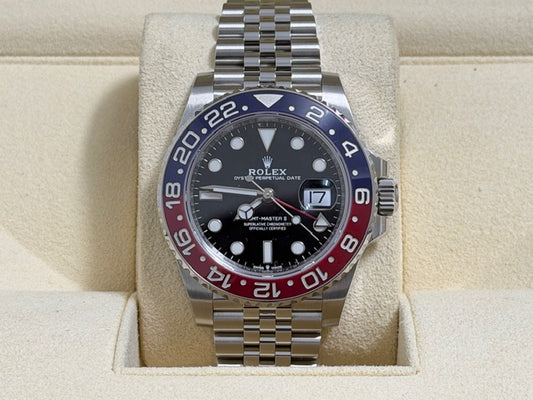 ロレックス　美品中古　GMTマスター２　１２６７１０ＢＬＲＯ　黒文字盤