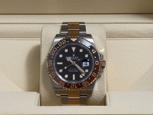 ロレックス　中古　GMTマスター２　１２６７１１ＣＨＮＲ　カフェオレ