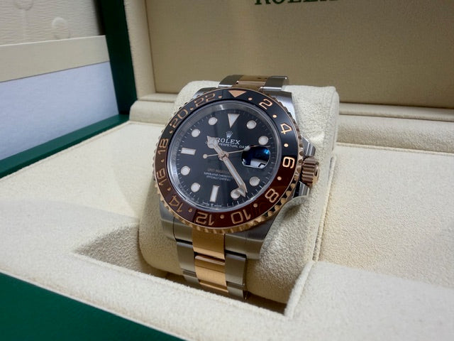 ロレックス　中古　GMTマスター２　１２６７１１ＣＨＮＲ　カフェオレ