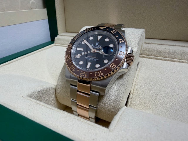 ロレックス　中古美品　GMTマスター２　１２６７１１ＣＨＮＲ　カフェオレ