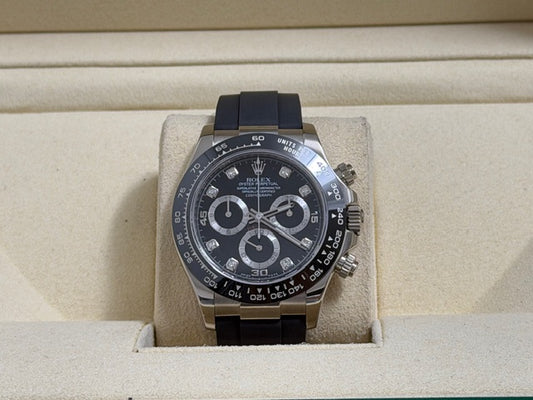 ロレックス　中古　コスモグラフデイトナ　１１６５１９ＬＮ　８Ｐダイヤ文字盤