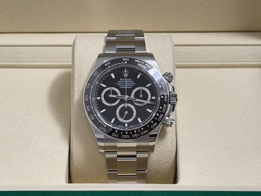 ロレックス　中古　コスモグラフデイトナ　１２６５００ＬＮ　黒文字盤