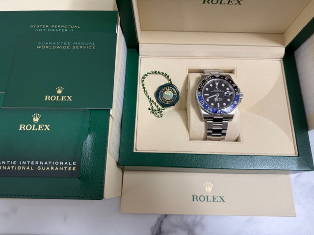 ロレックス　美品中古　GMTマスター２　１２６７１０ＢＬＮＲ　バットマン