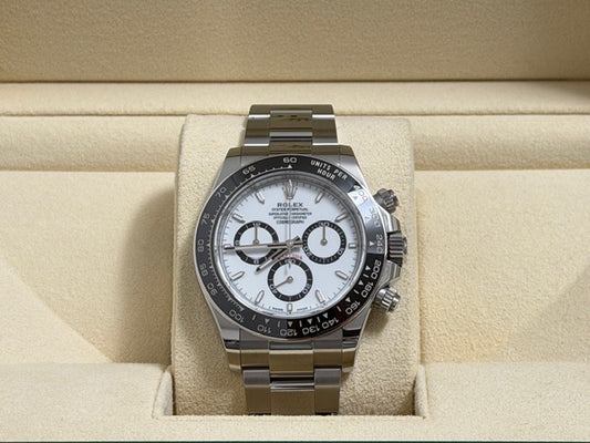 ロレックス　美品中古　コスモグラフデイトナ　１２６５００ＬＮ　白文字盤