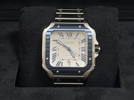 カルティエ　中古　サントス・ドゥ・カルティエＬＭ　ＷＳＳＡ００４７　