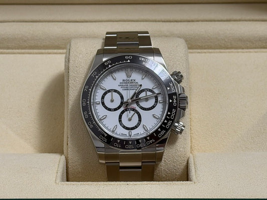ロレックス　中古　コスモグラフデイトナ　１２６５００ＬＮ　白文字盤