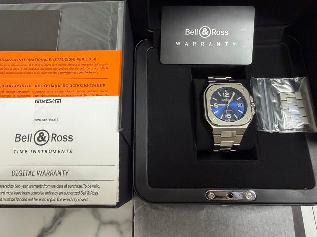 Ｂｅｌｌ＆Ｒｏｓｓ　中古　ＢＲ０５　青文字盤