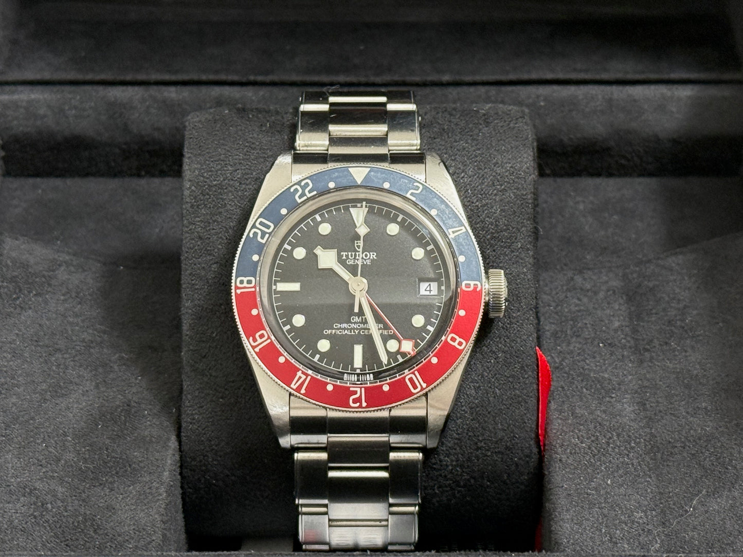 チューダー　中古　ブラックベイGMT　Ｍ７９８３０ＲＢ－０００１　黒文字盤