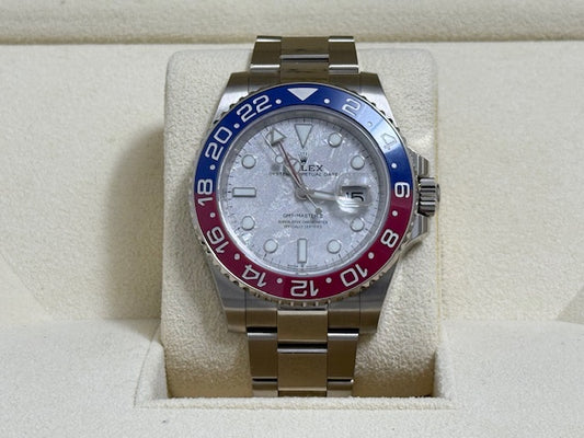 ロレックス　美品中古　GMTマスター２　１２６５１９ＢＬＲＯ　メテオ文字盤