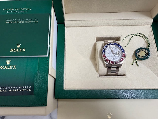ロレックス　美品中古　GMTマスター２　１２６５１９ＢＬＲＯ　メテオ文字盤