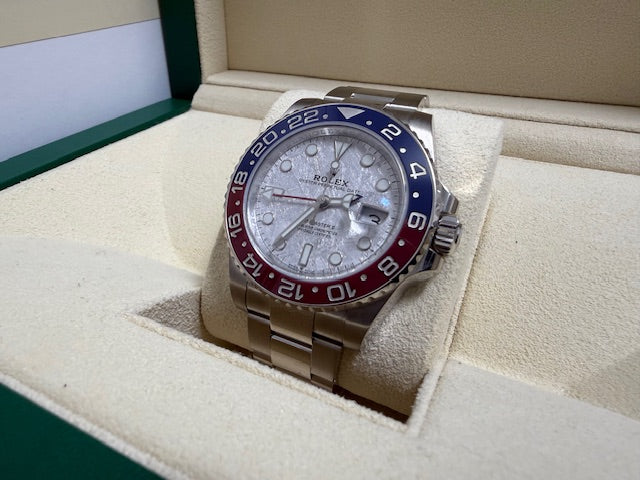 ロレックス　美品中古　GMTマスター２　１２６７１９ＢＬＲＯ　メテオ文字盤